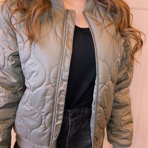 (nwt) goodfellow & co greenish grey jacket